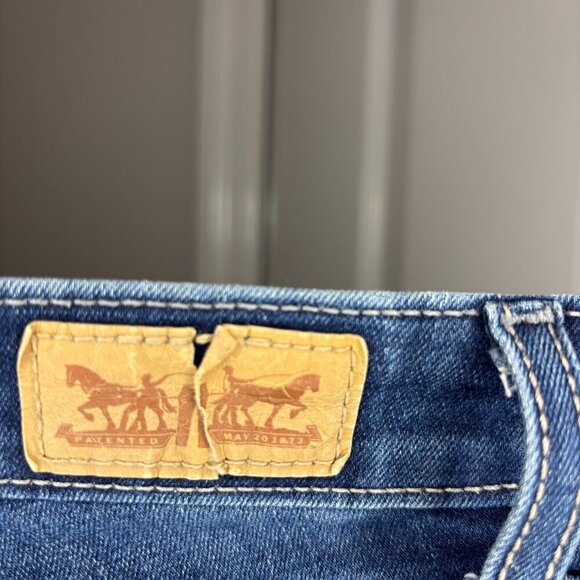 LEVI'S Legging Denim 5 Pocket Juniors 9 W29 L32 Stretch - Picture 7 of 11